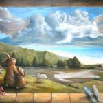 The Bunny World painting