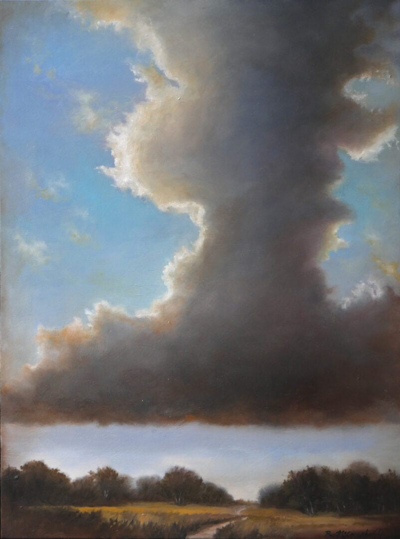 "Cloud Dream #1," 18" x24", Oil on panel