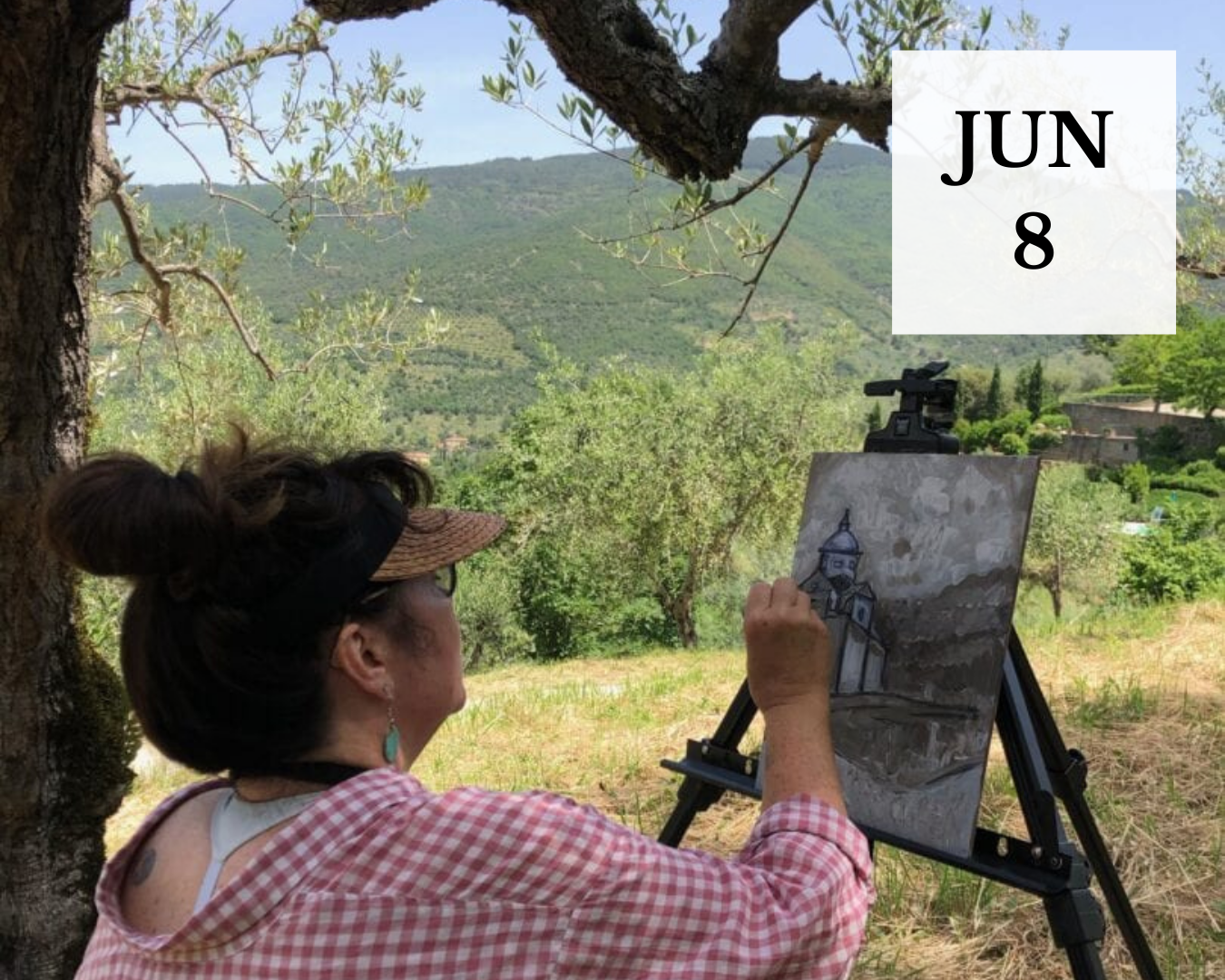 art workshop abroad in cortana italy